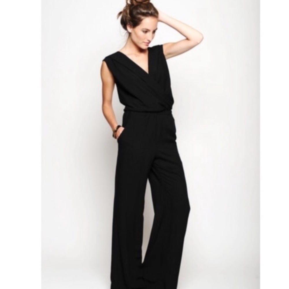 Olivia Grace Black Romper